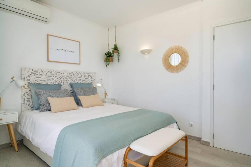 Apartamento em frente à praia com piscina e ténis Portimão Exterior foto