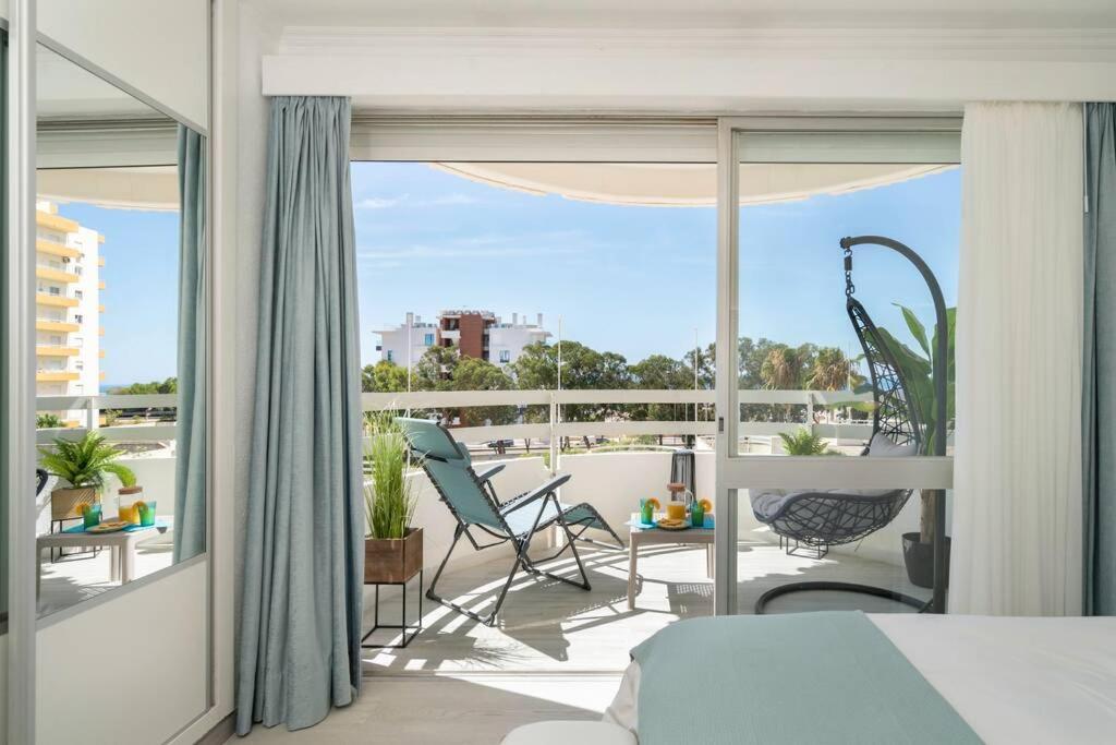 Apartamento em frente à praia com piscina e ténis Portimão Exterior foto