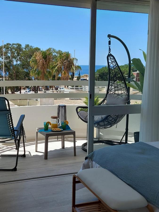 Apartamento em frente à praia com piscina e ténis Portimão Exterior foto